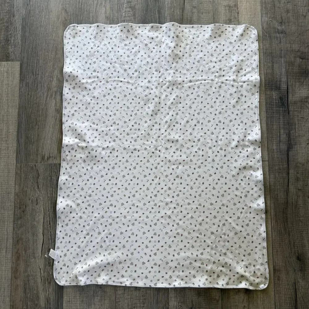 Vintage Baby Boy Gymboree Baby Baseball Sports Blanket Reversible HTF 2001 Lovey